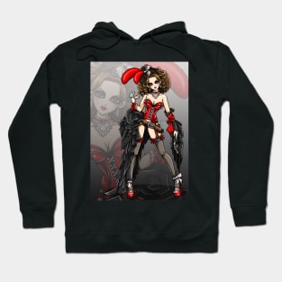 Beautiful Moulin Rouge Dancer Hoodie